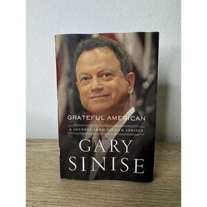 Gary Sinise Grateful American Signed Hardcover COA First Edition Memoir